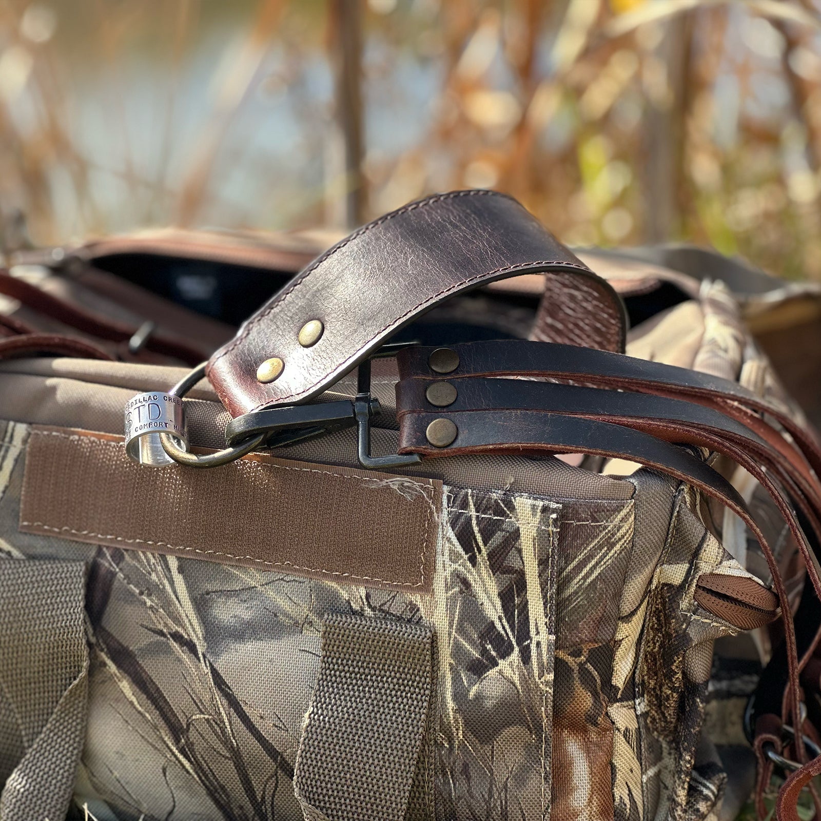 Leather Duck Strap With Custom Band – BandedBird.com